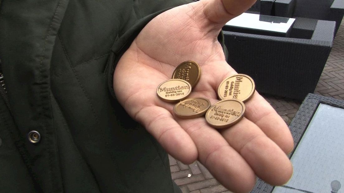 Het nieuwe gouden muntien voor carnaval in Sassendonk