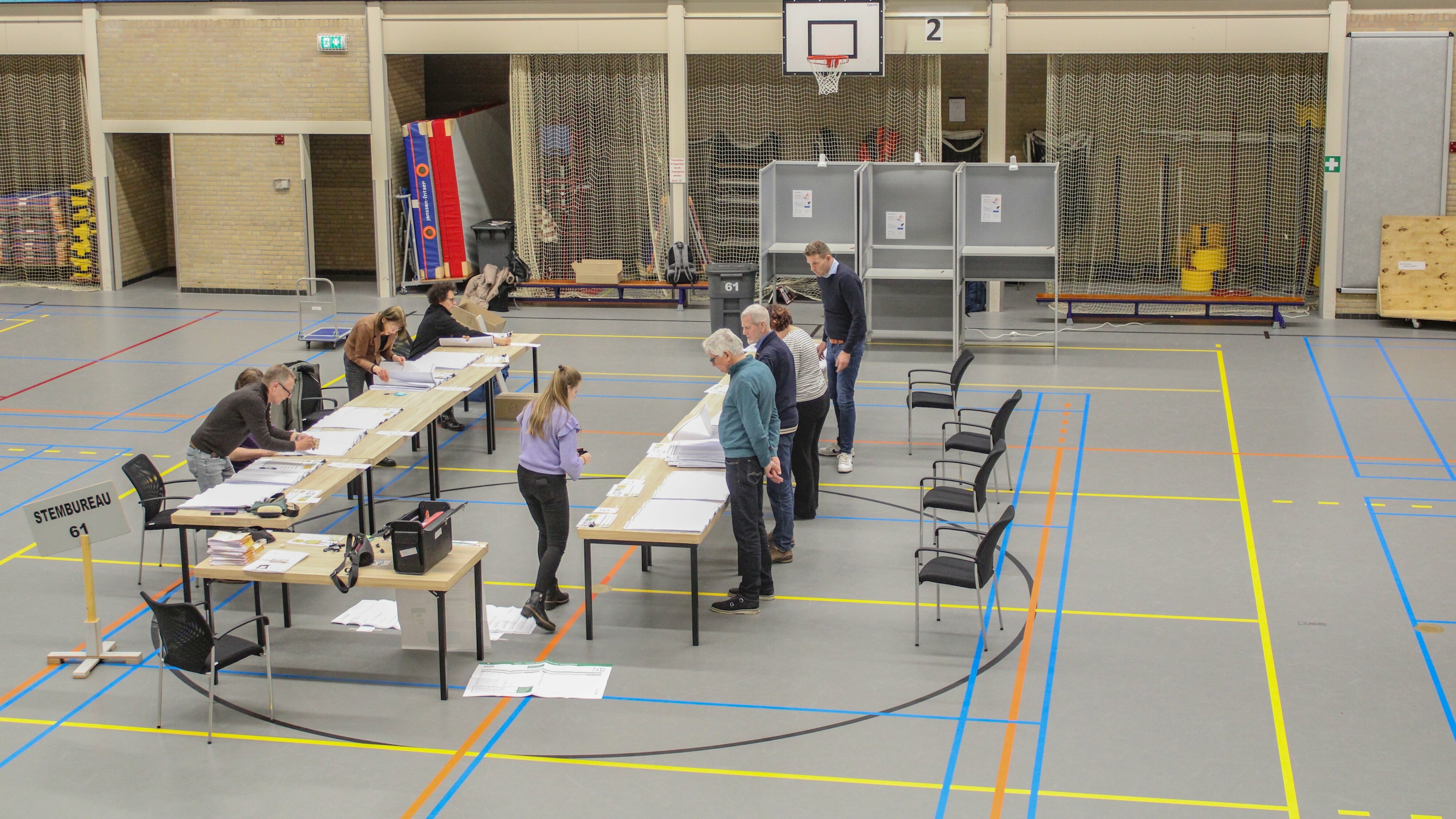 Er wordt nog volop geteld