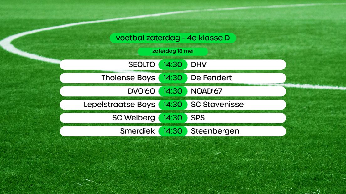 Programma 4e klasse D, swipe voor stand