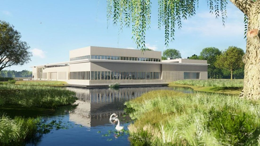 Impressie van het nieuwe crematorium in Eelderwolde