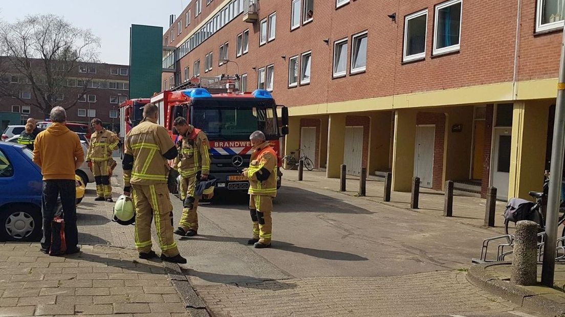 Verdenking van gaslek in flat