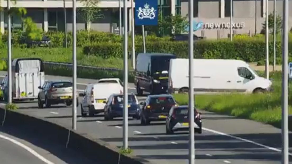 Spookrijders op de oprit bij Haren