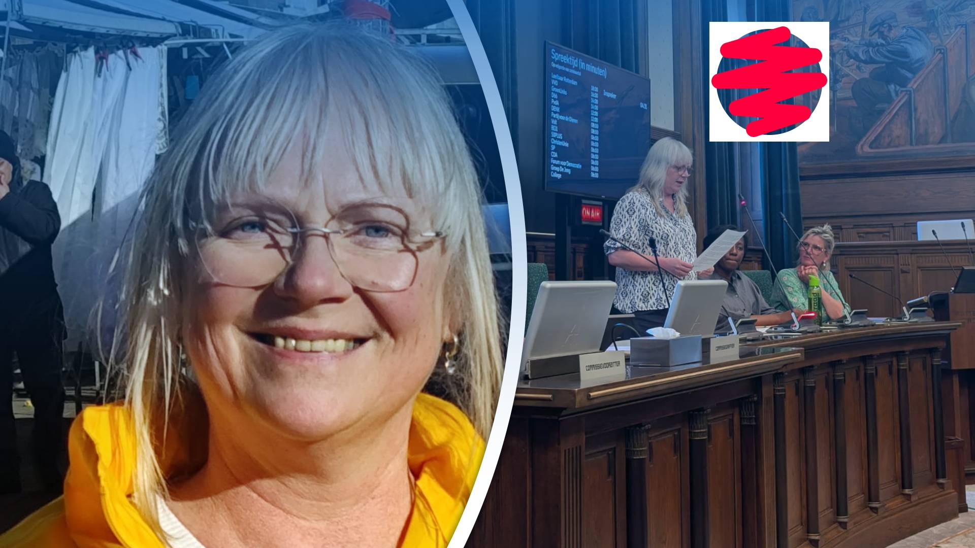 Janine Kallenbach op de foto