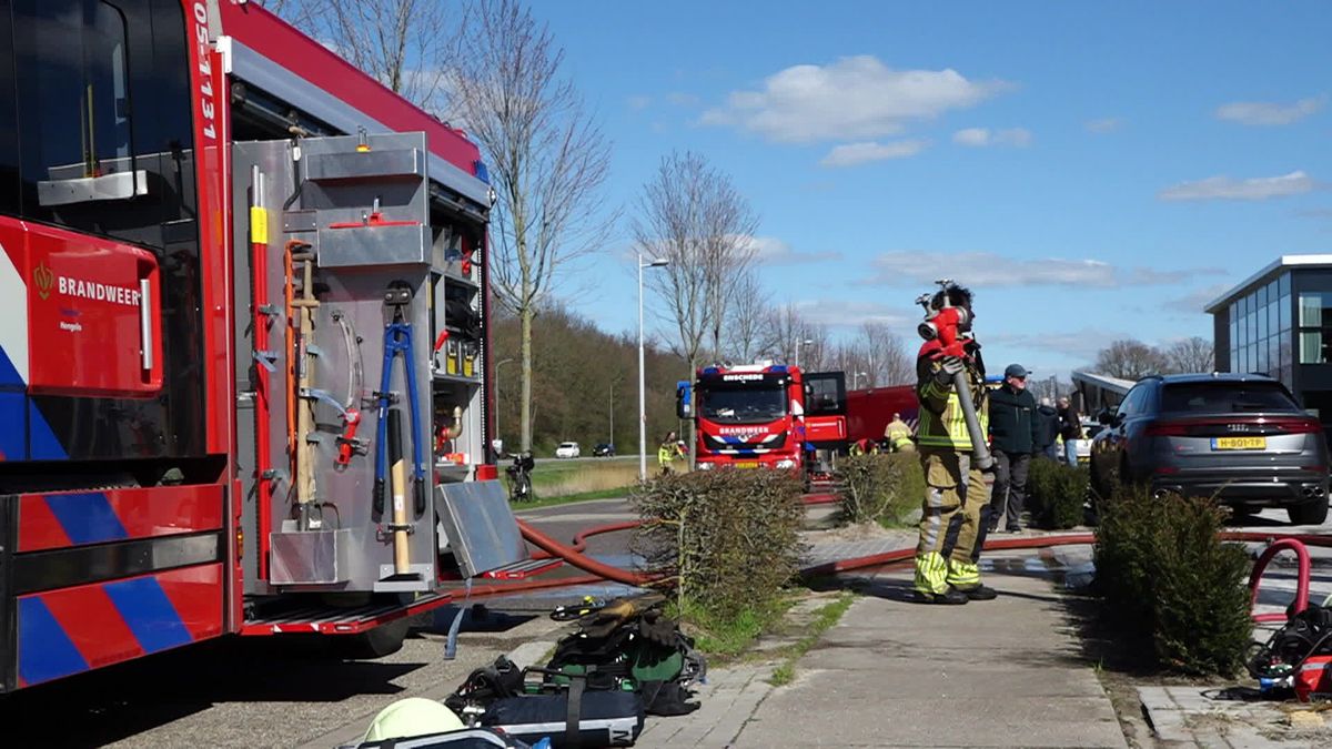 Grote brand in Hengelo
