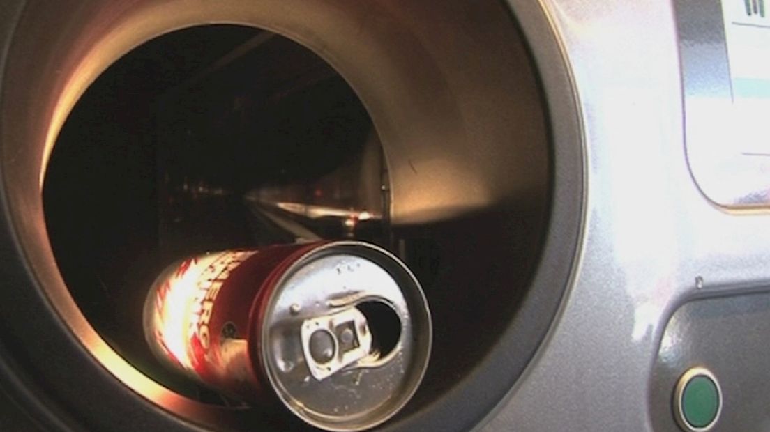 Automaat voor lege blikjes en flesjes