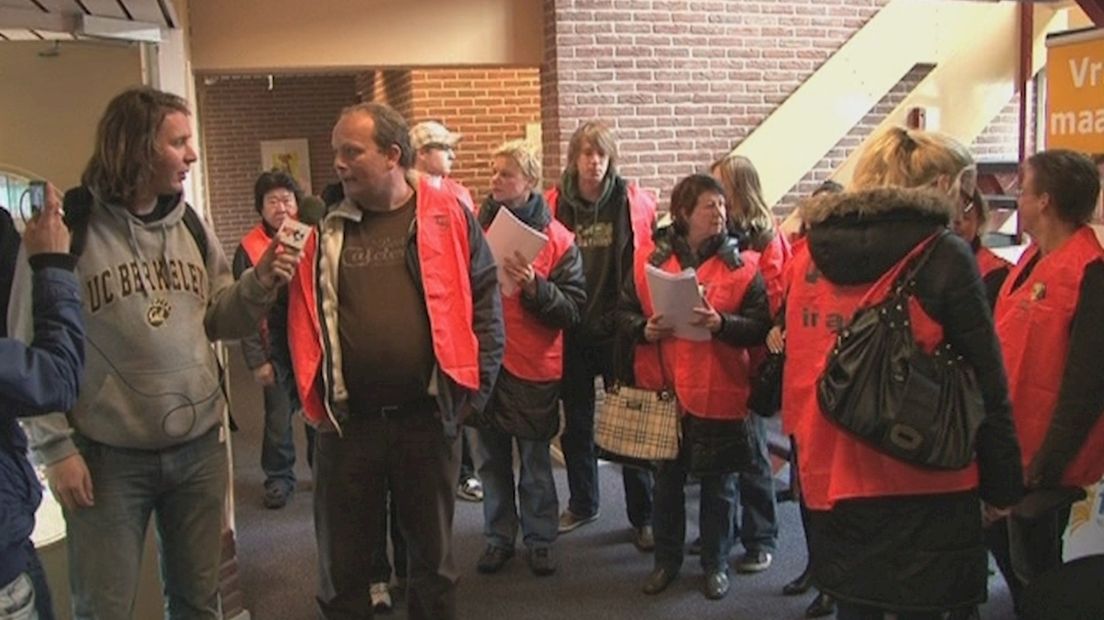 Vriendelijke aktie bij Frion Zorg in Zwolle