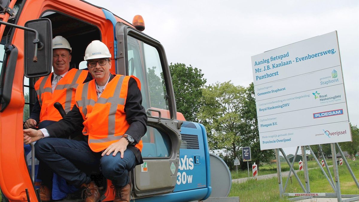 Lang gekoesterde wens gemeente Staphorst komt uit: aanleg fietspad is begonnen