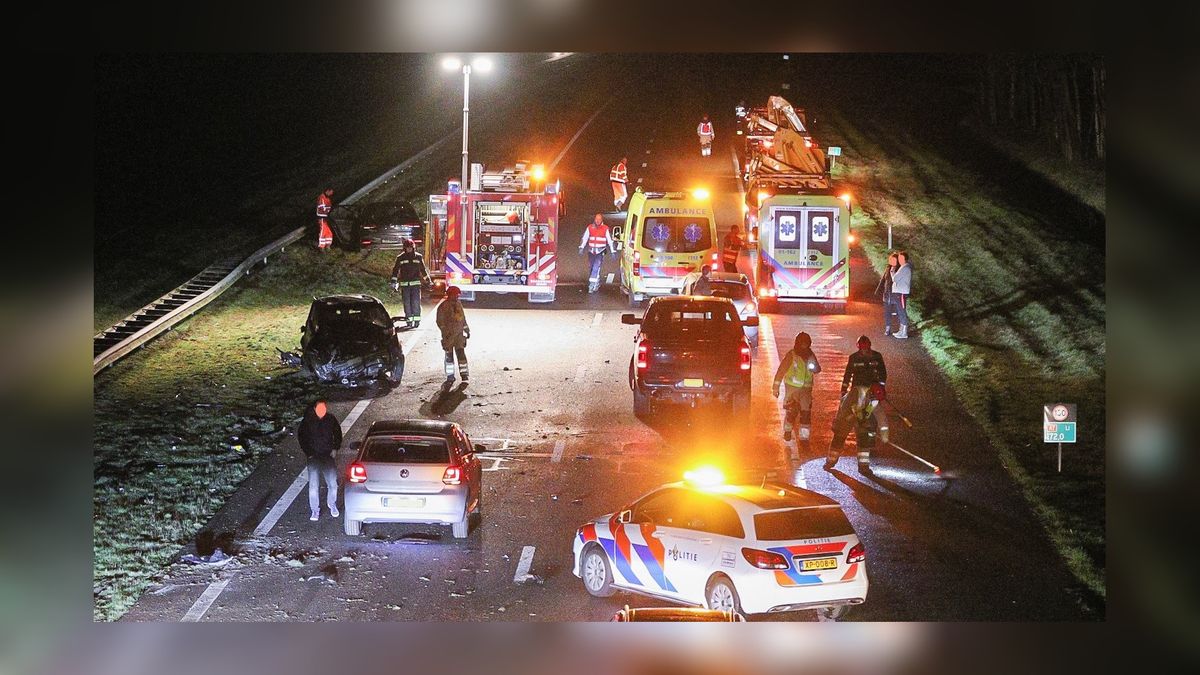 Deel A7 dicht na ongeluk, A6 deels dicht omdat bomen dreigen om te vallen