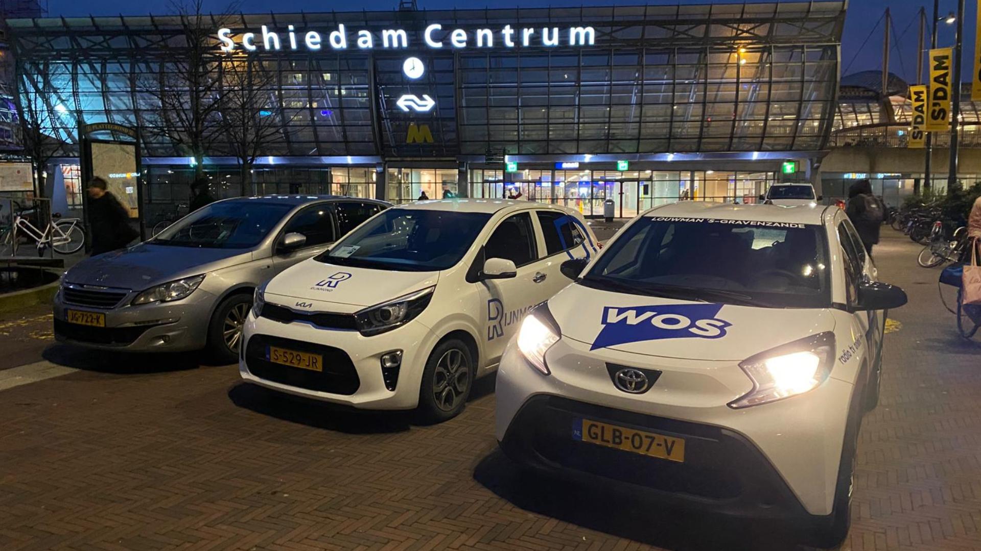 Twee reed via de Blankenburgverbinding, WOS via de pont, Rijnmond nam de Beneluxtunnel en OPEN stapte in de bus.