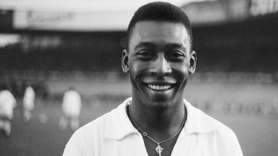 Pelé als speler van Santos