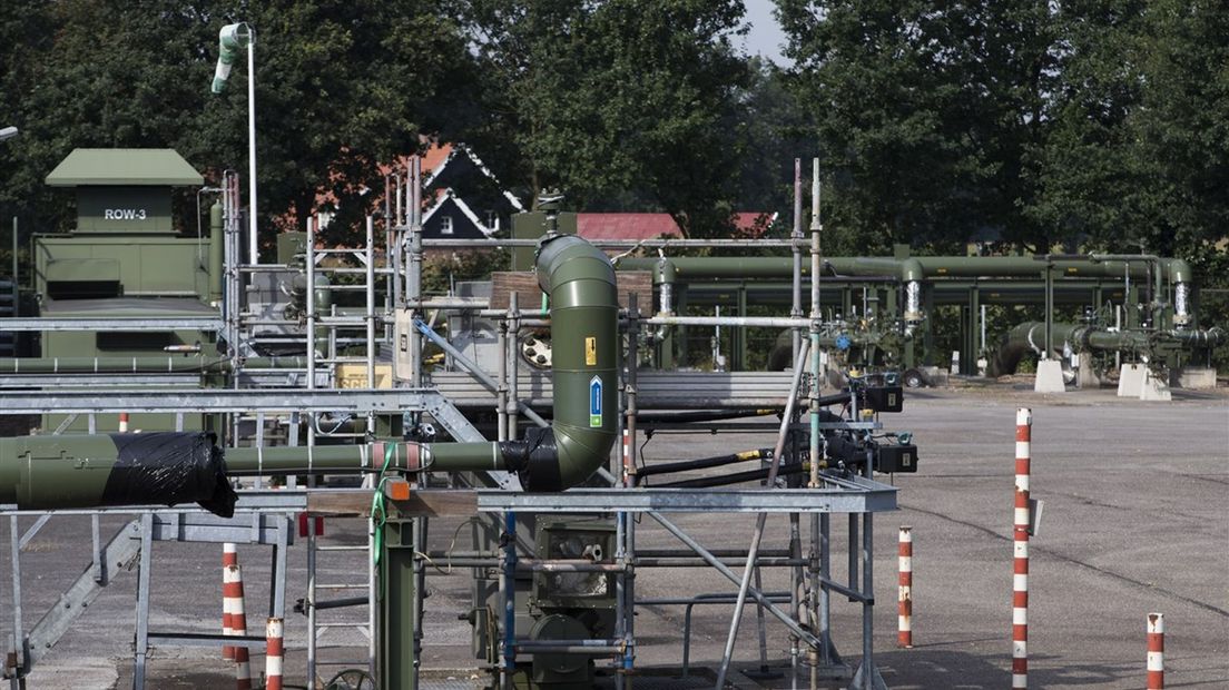 De afvalwaterinjectielocatie in Rossum