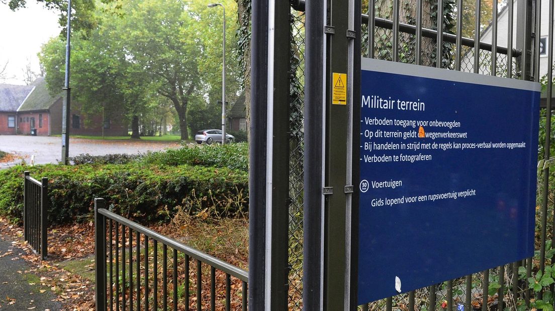 Vliegveld Twenthe, ingang Zuidkamp