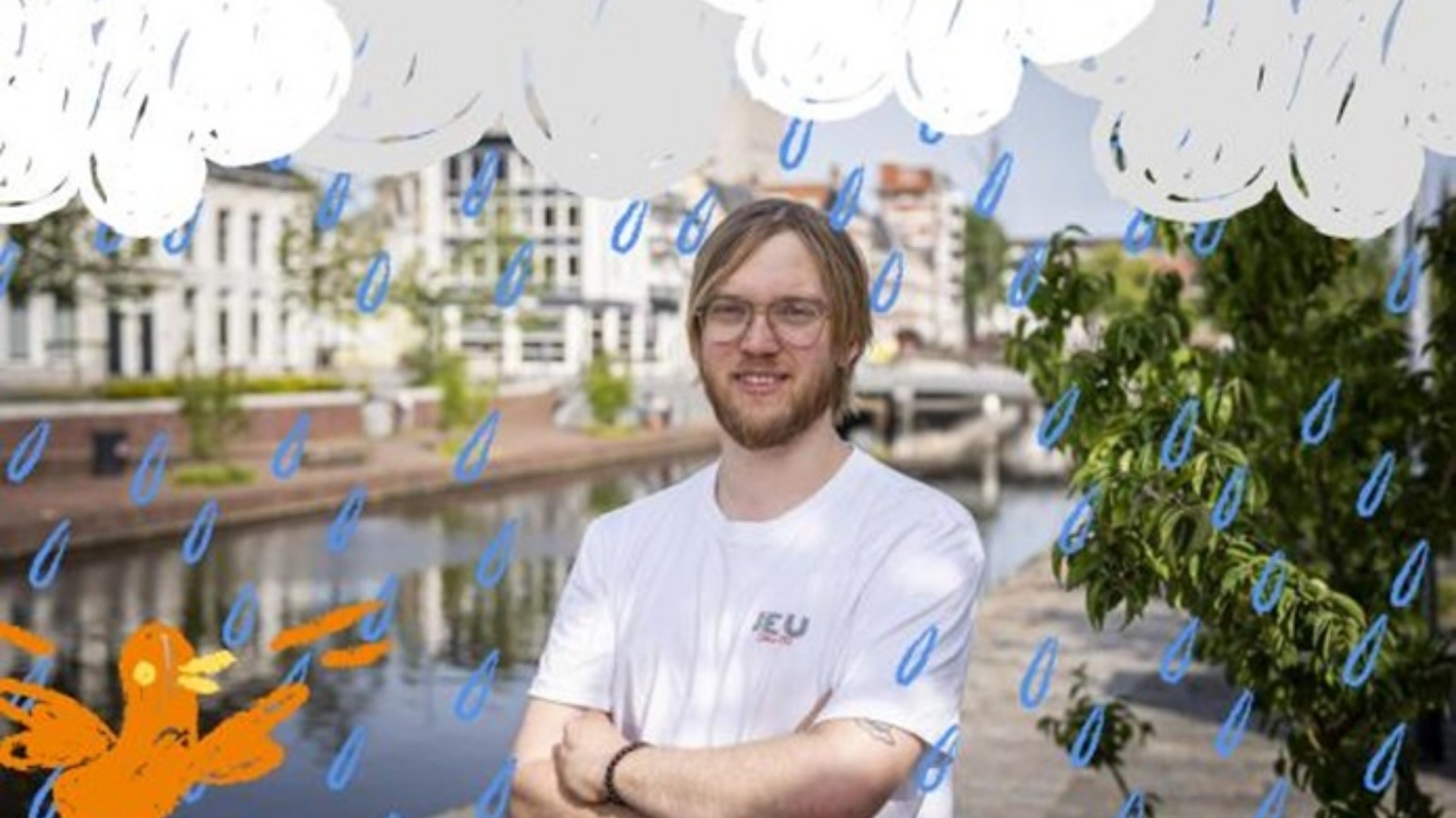 Onderzoek naar hitte en regen levert Allard Roest nominatie voor Klokhuis Wetenschapsprijs op