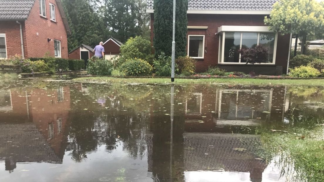 Flinke wateroverlast in Gieten