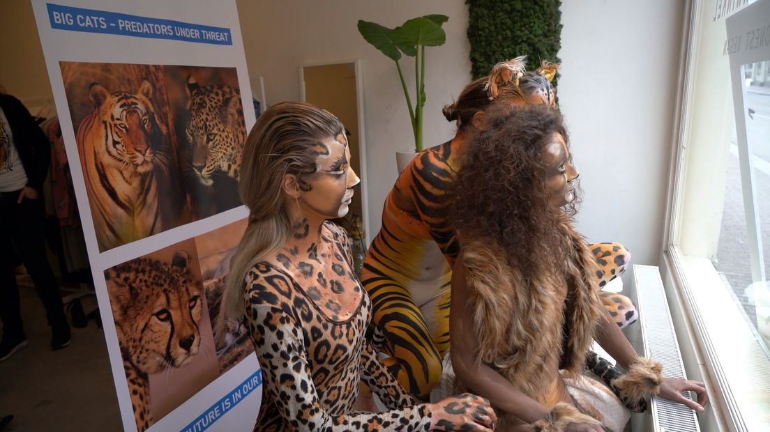 "Een tijger op zijn achterpoten is net een vrouwenlichaam"