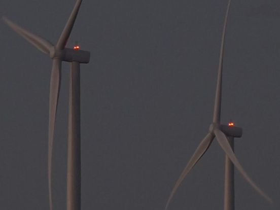 Rode lampen windpark Veenkoloniën in 2027 grotendeels uit