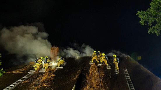 Bliksemschade in Gelderland • zoektocht naar drenkeling