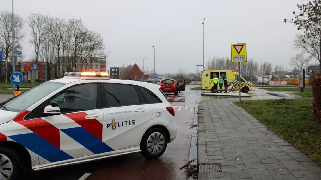 De weg was enige tijd afgesloten voor verkeer