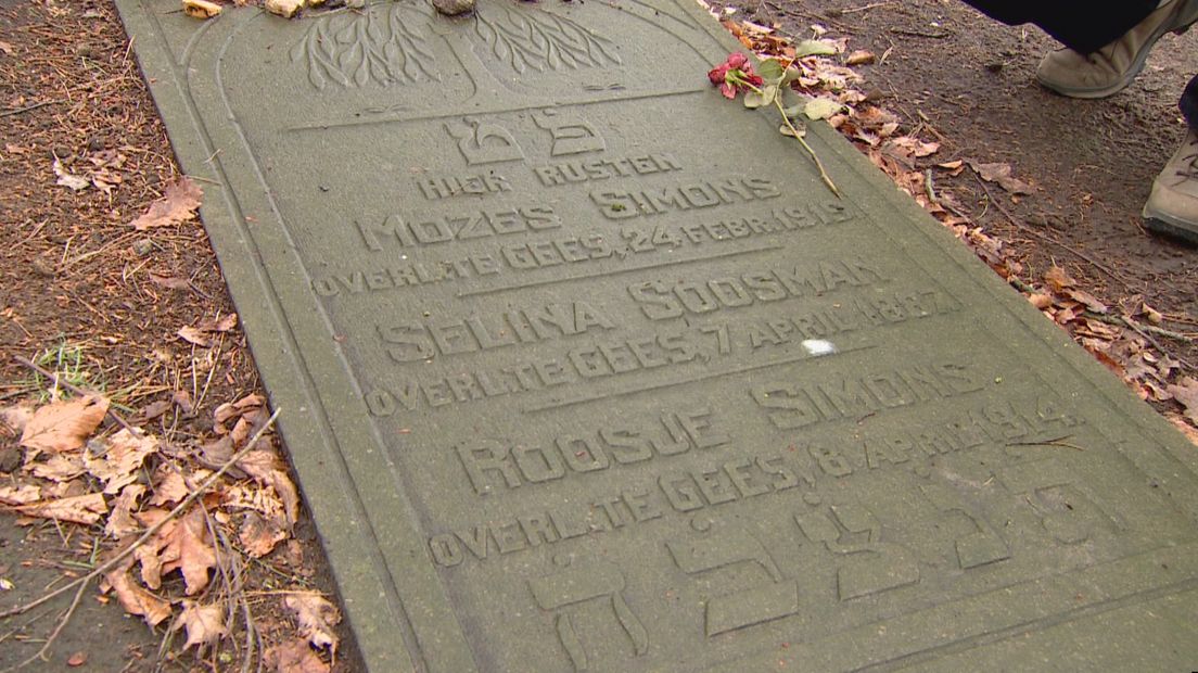 Op het graf van Roosje is onlangs nog een roos gelegd (Rechten: RTV Drenthe)
