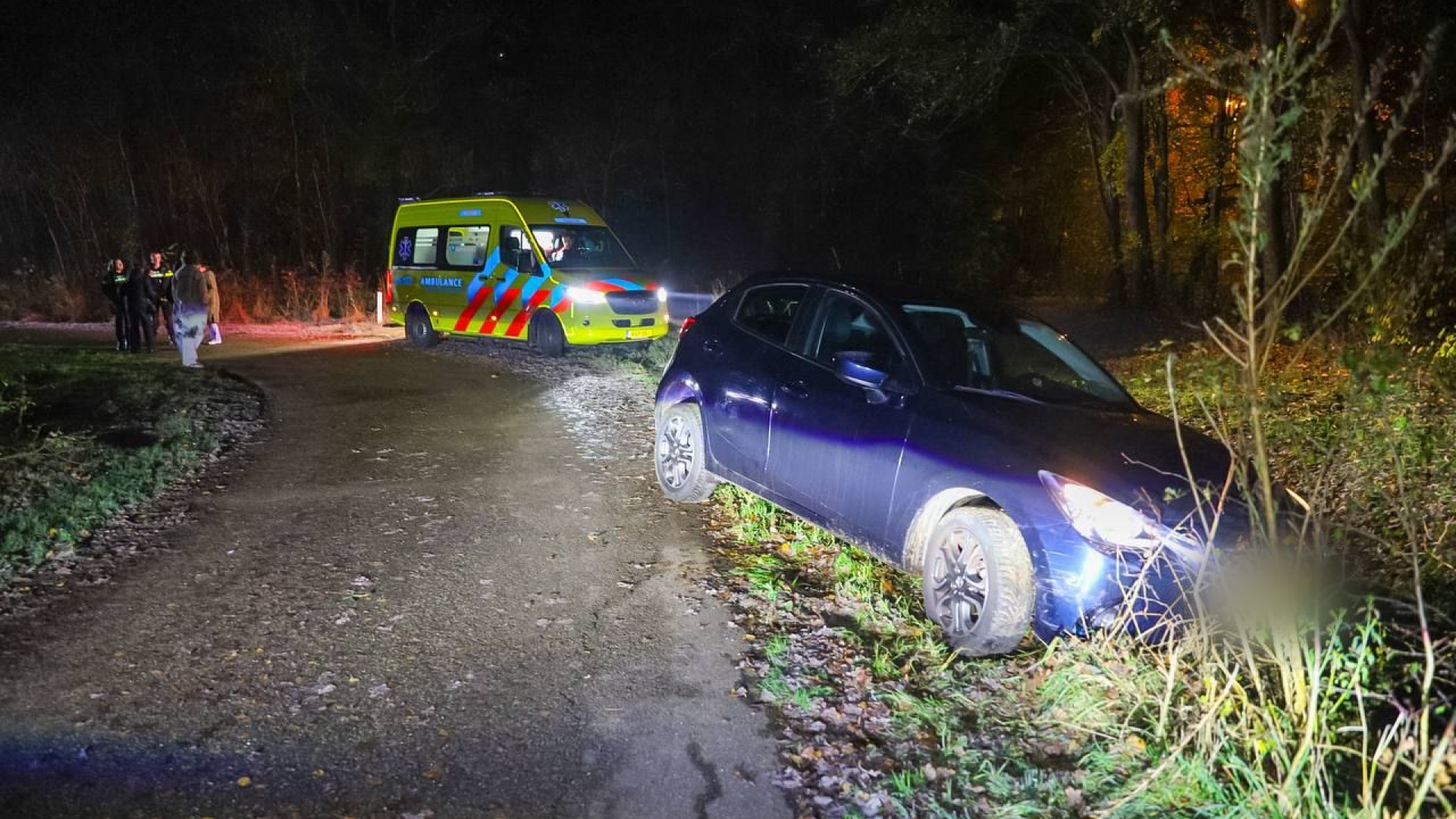 Gewonde bij ongeval Woudhuizerweg Apeldoorn.