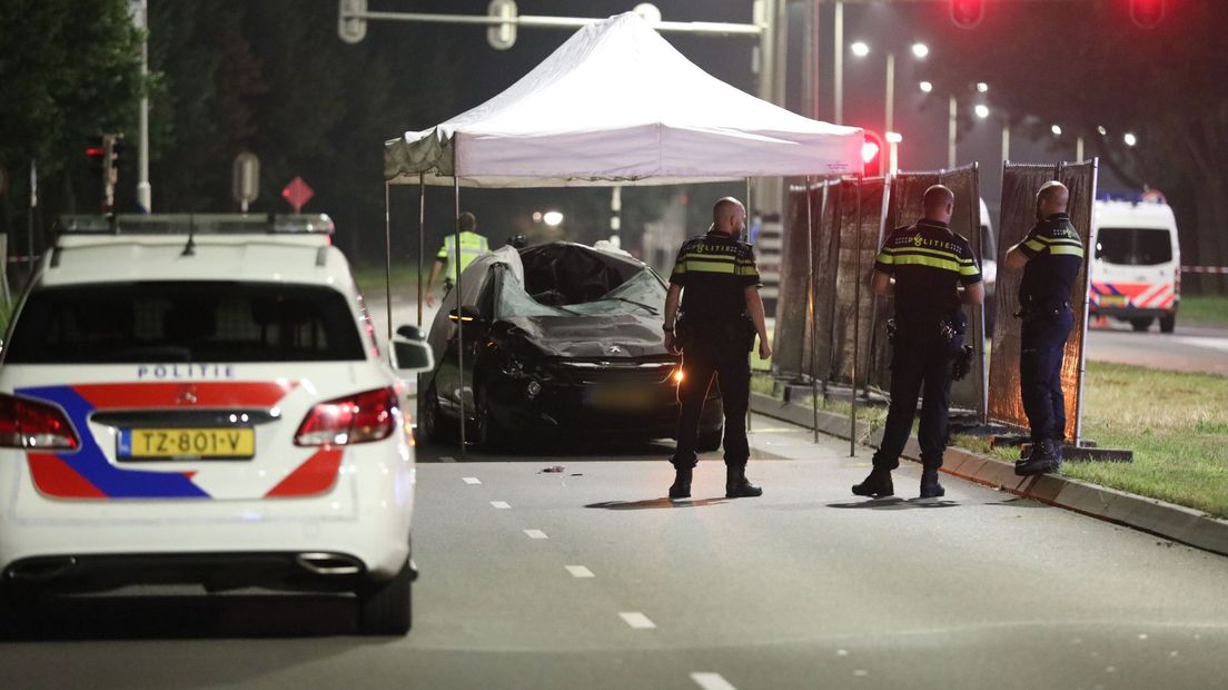 De fietsster overleed ter plekke aan haar verwondingen