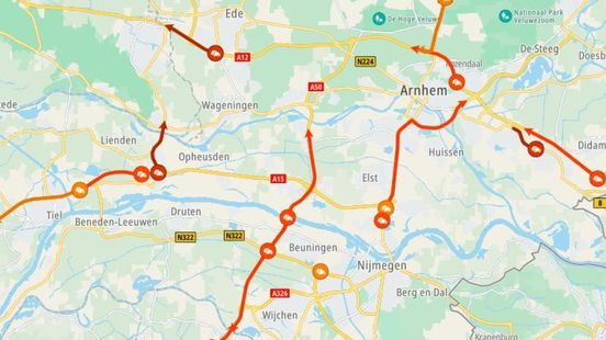 We rijden weer spits • kans dubbele cijfers thermometer