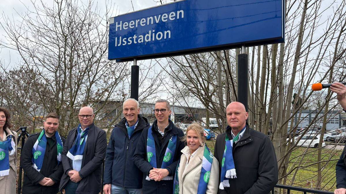 Station Heerenveen IJsstadion na elf jaar weer in gebruik: 