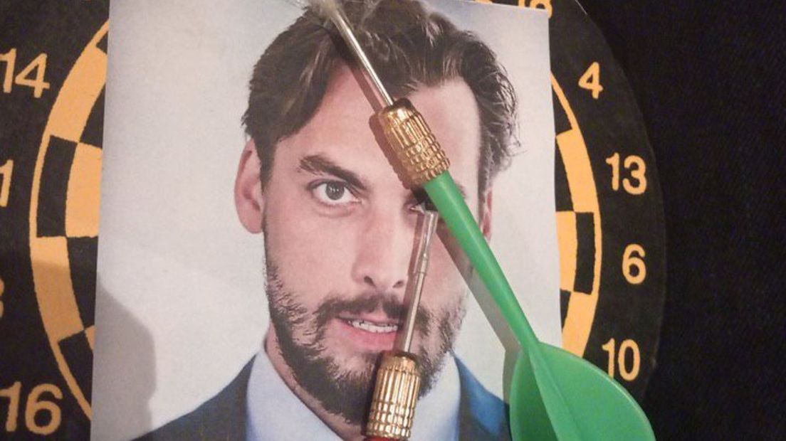 Het dartboard met Thierry Baudet