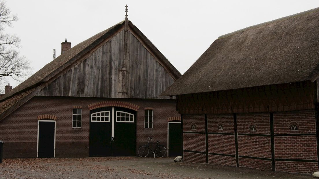 Geveltekens aan een Twentse boerderij