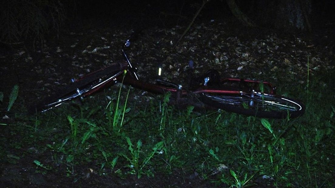 De fiets van het slachtoffer in Emmen (Rechten: archief RTV Drenthe)