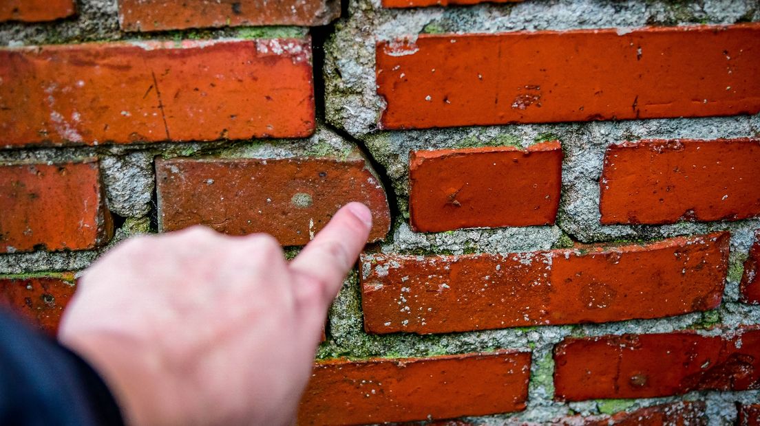 Bevingsschade aan een huis