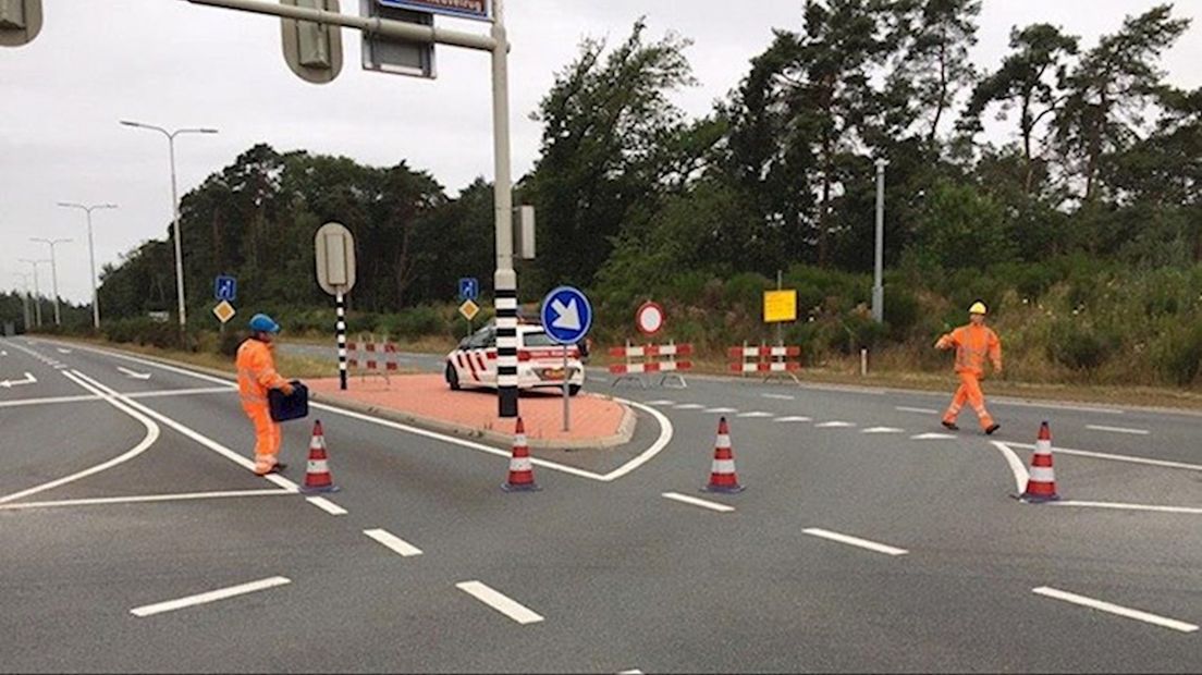 N35 vrijdagavond weer open na werkzaamheden