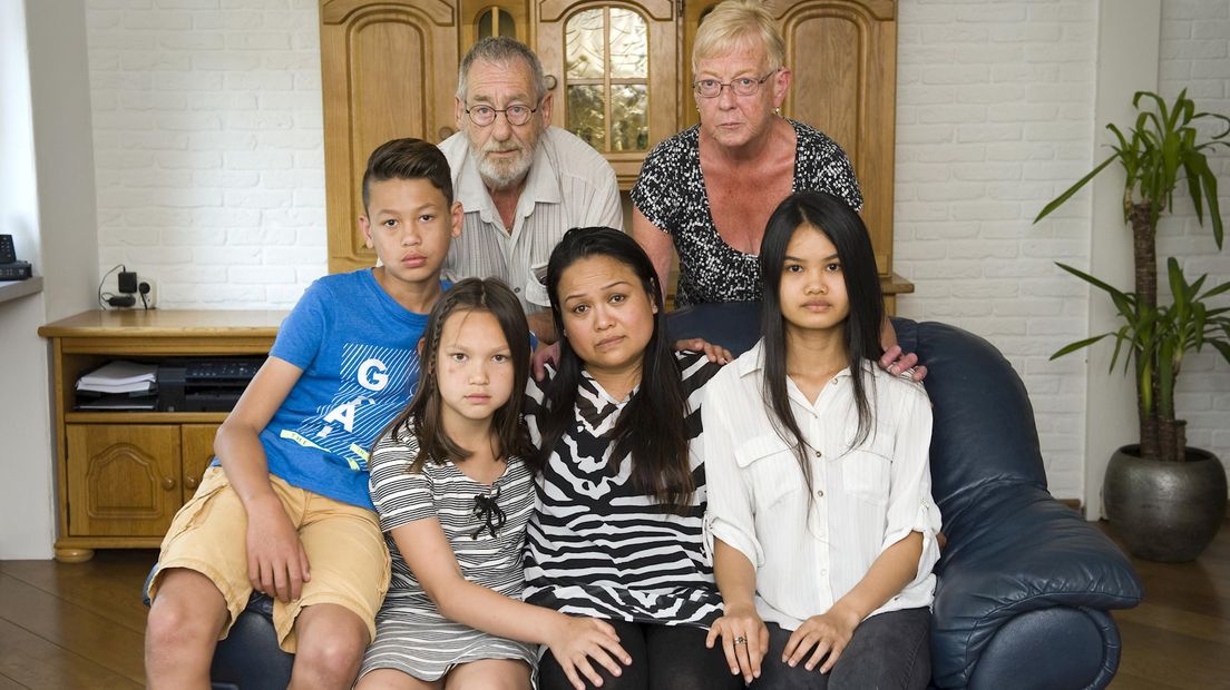 De familie van de vastgehouden zeeman Gert Oonk