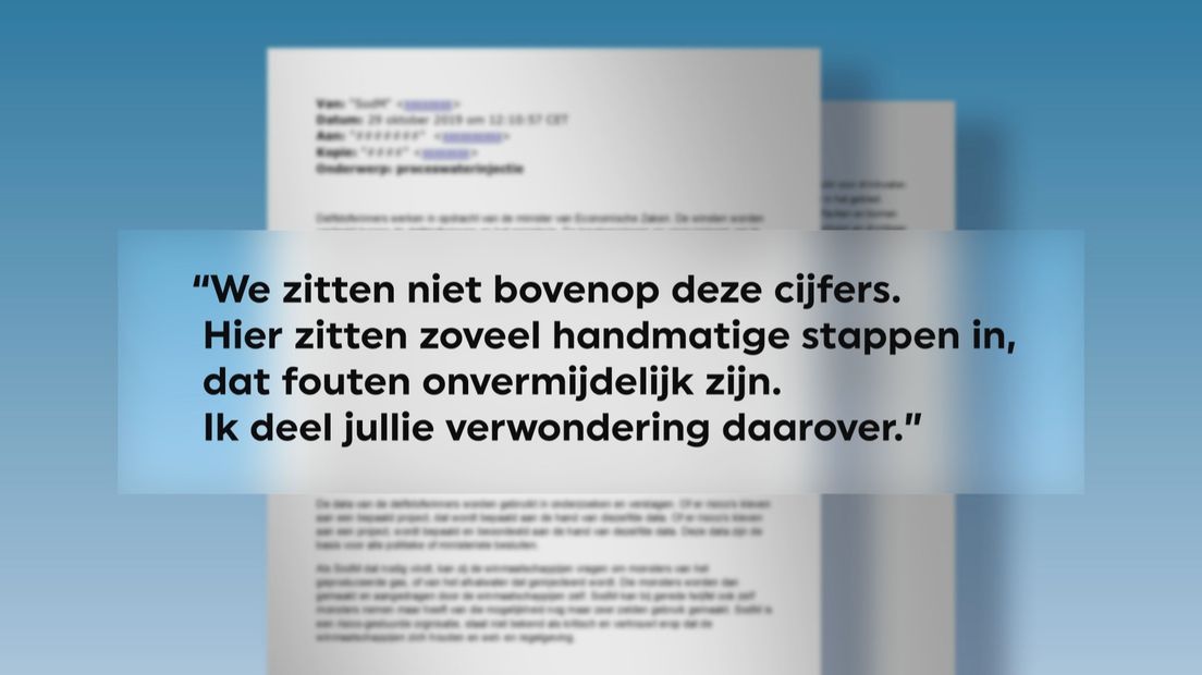 Fragment uit Email van Staatstoezicht op de Mijnen