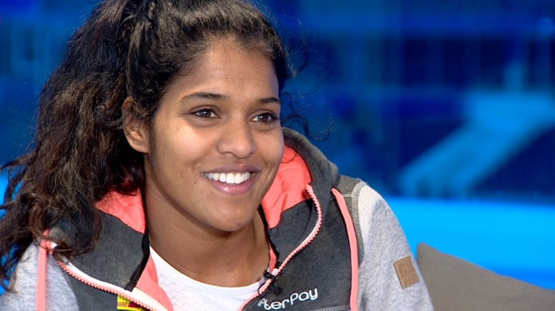 Anice Das plaatste zich verrassend voor de Olympische Spelen (Rechten: RTV Drenthe)