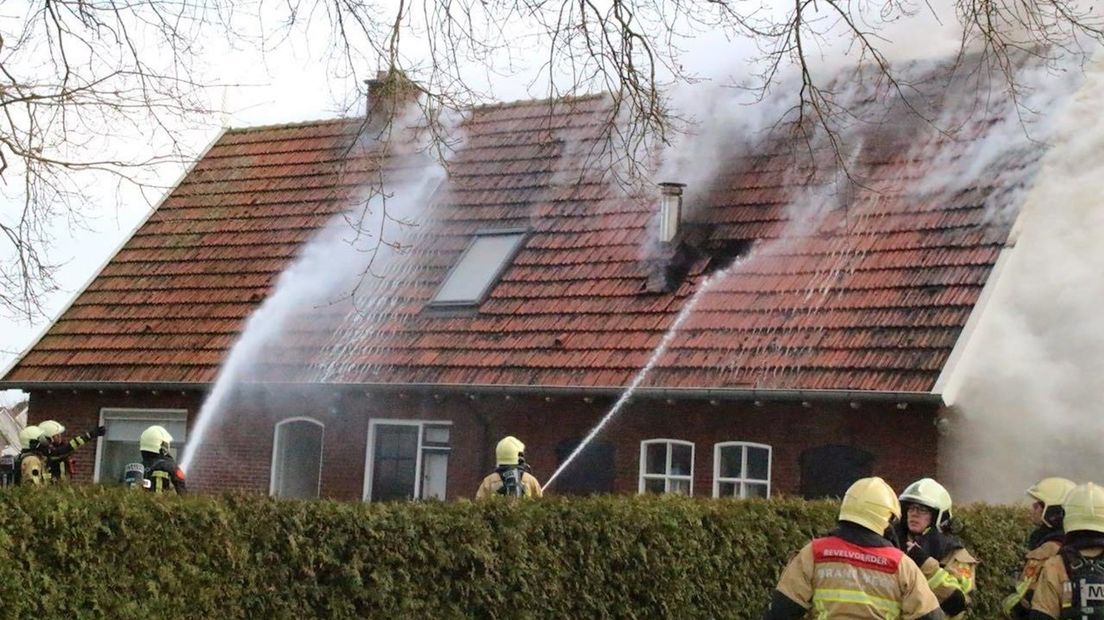 Dak wordt nat gehouden