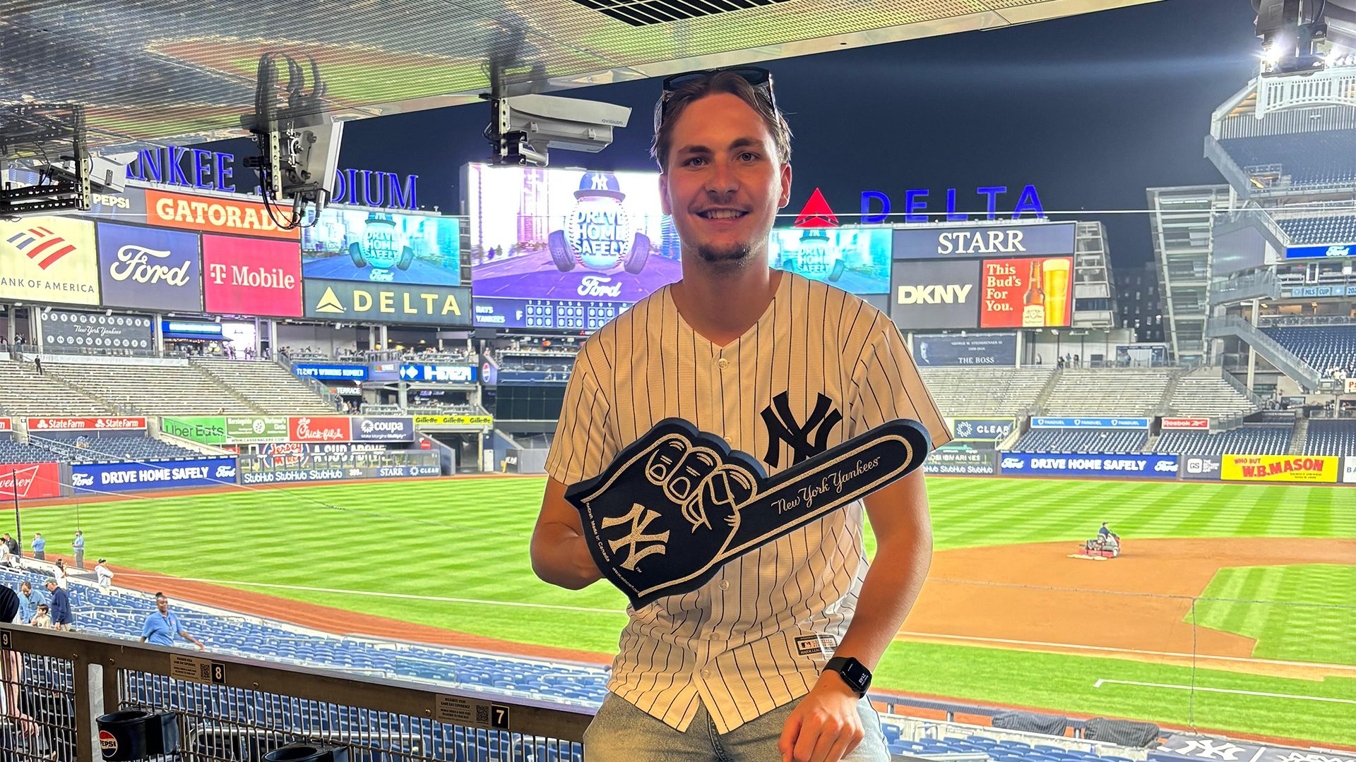 Yn it stadion fan de New York Yankees