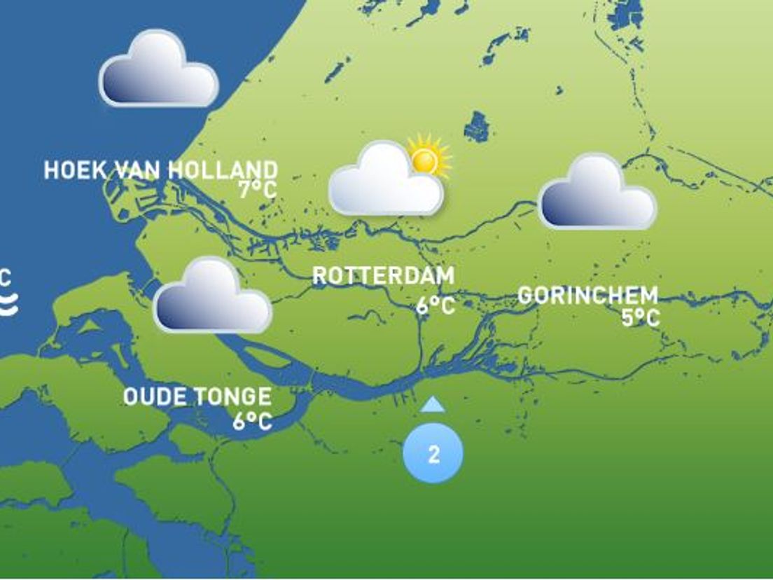 Het weer van vandaag: veelal grijs