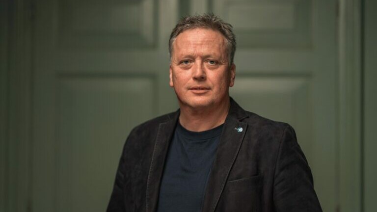 Lijsttrekker Bert Vollema van FNP Waadhoeke, de partij die daar 4 zetels kwijtraakte