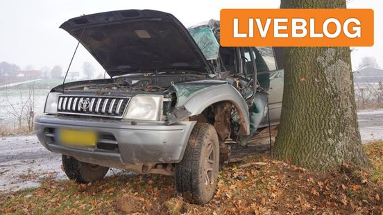automobilist zwaargewond na botsing op boom • ongelukken door gladheid. automobilist zwaargewond na botsing op boom • ongelukken door gladheid.