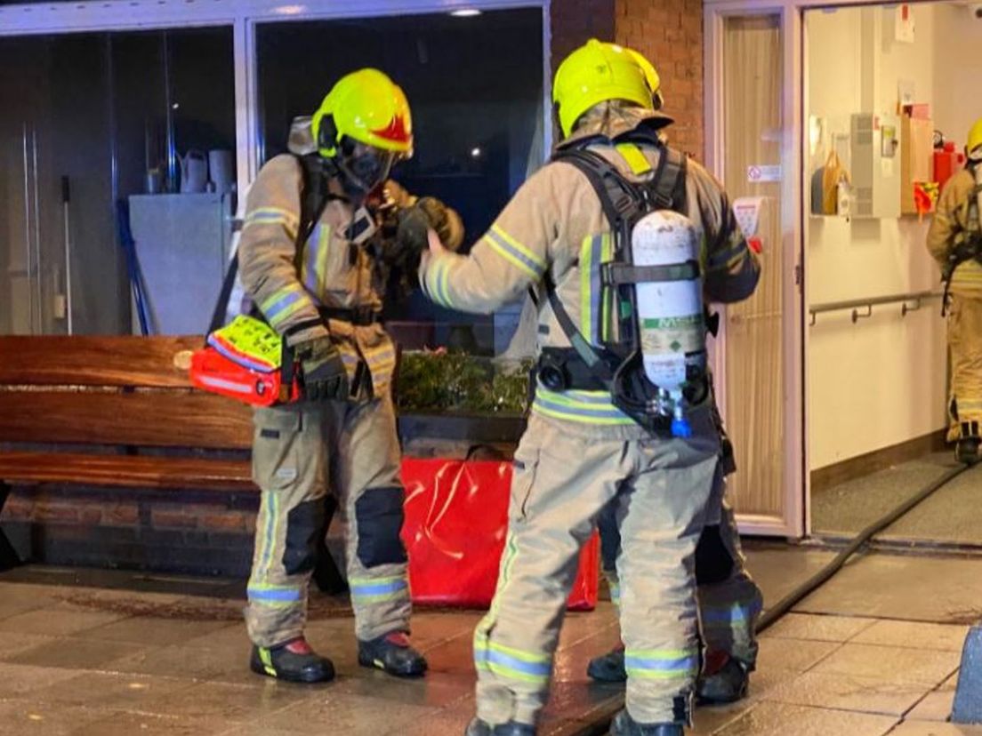 Brandweer bij verzorgingscentrum De Stove