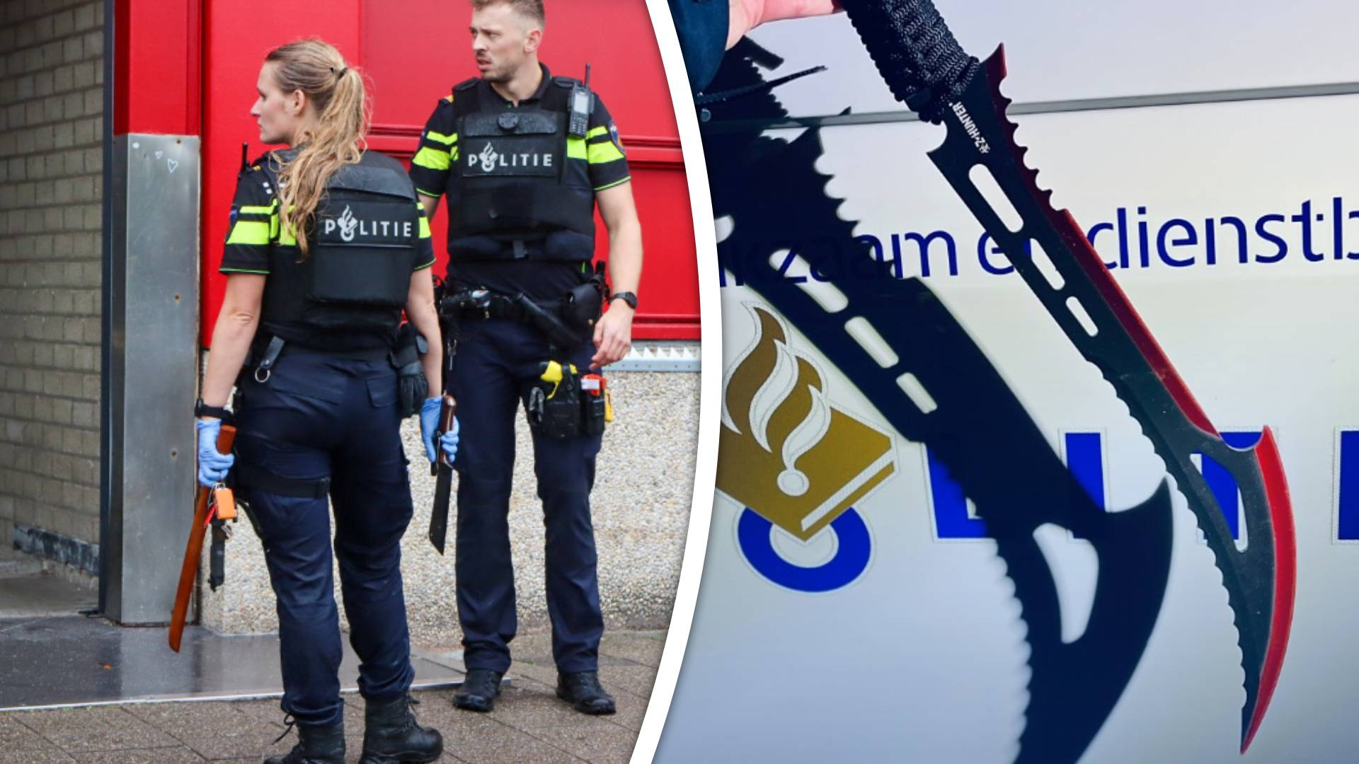 Politie vindt messen bij jongeren, ter illustratie