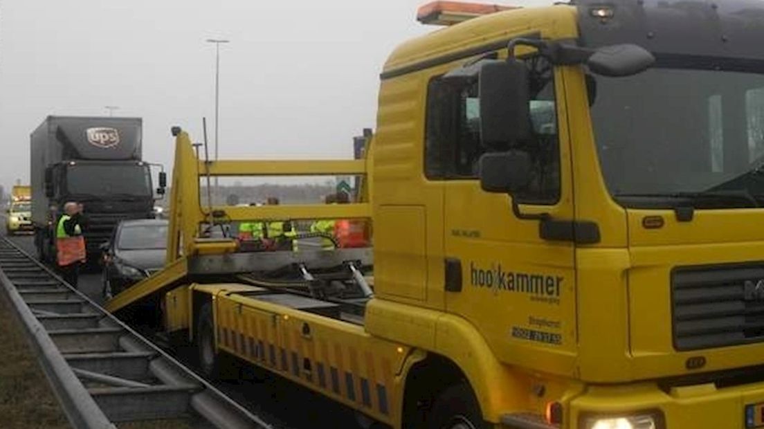 Ongeval op A28 bij Staphorst
