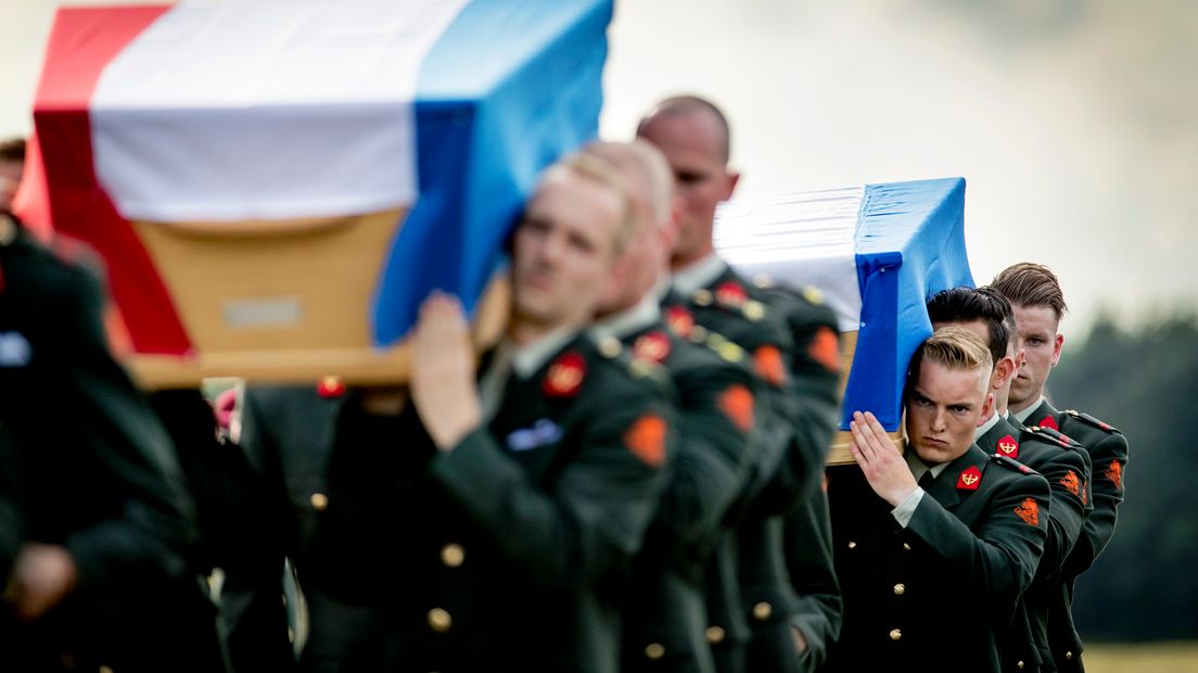 Schadevergoeding voor weduwe omgekomen militair (Rechten: Robin van Lonkhuijsen/ANP)