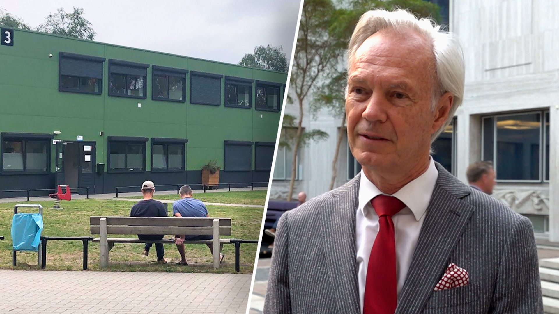 Foto: Hoe het eindfeest voor dit azc te vroeg werd gevierd: 'Ik wijs niet naar het COA, wel naar Den Haag'
