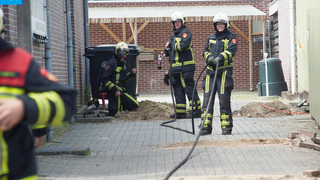 Assistentie van de brandweer