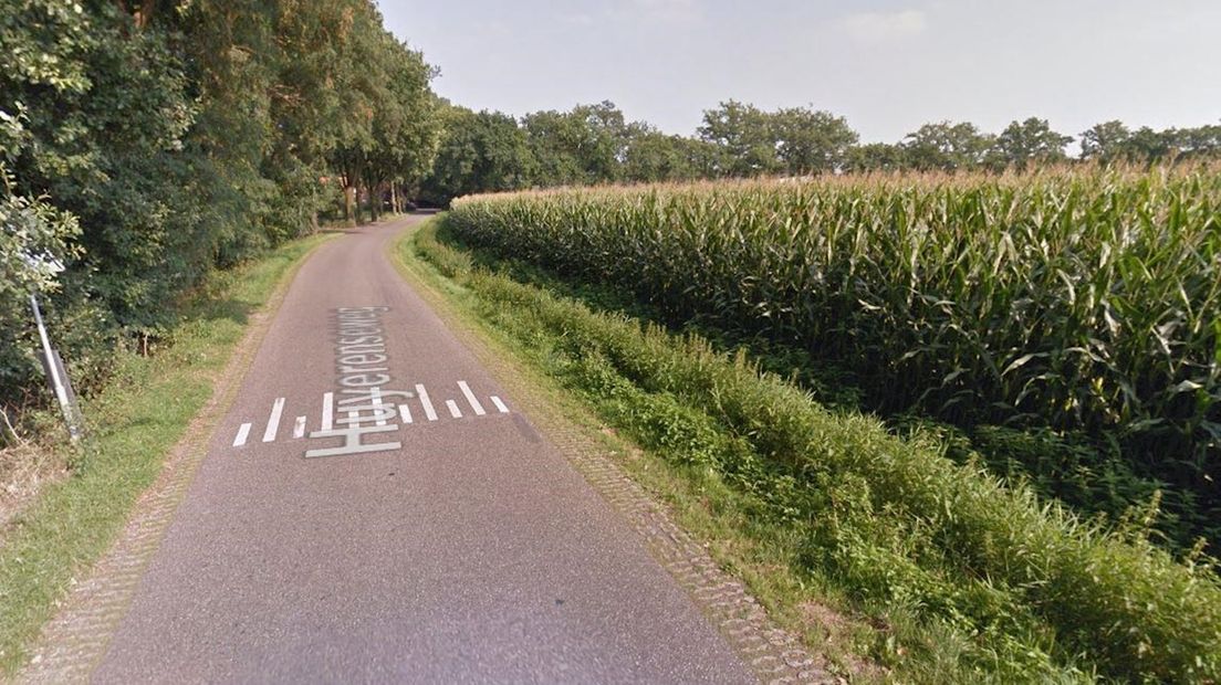 De Huyerenseweg bij Geesteren
