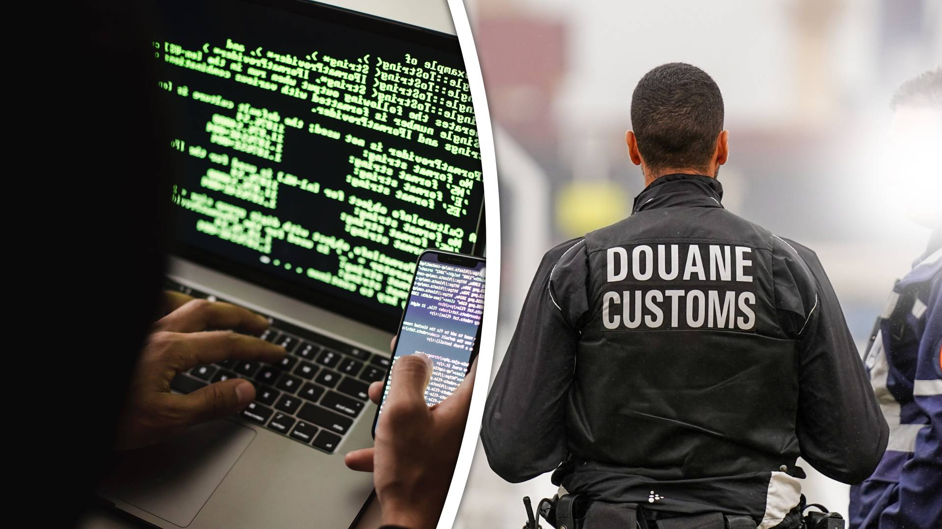 De douaniers worden verdacht van het stelen van informatie uit computersystemen.