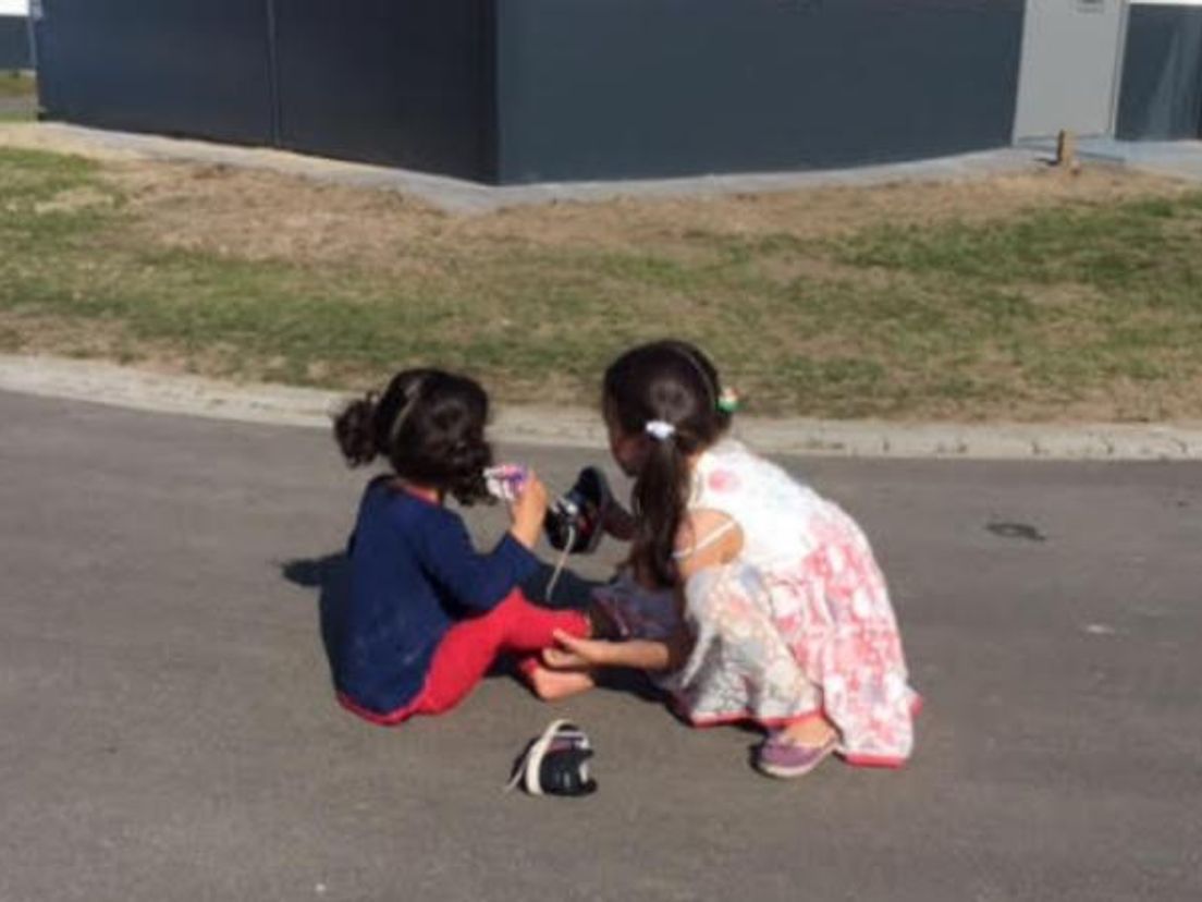 Kinderen op het azc in de Beverwaard