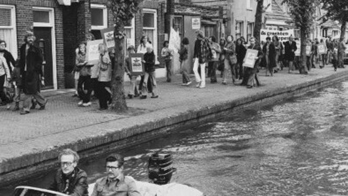 Water eruit, asfalt erin: De strijd van de Meppeler Grachtwacht